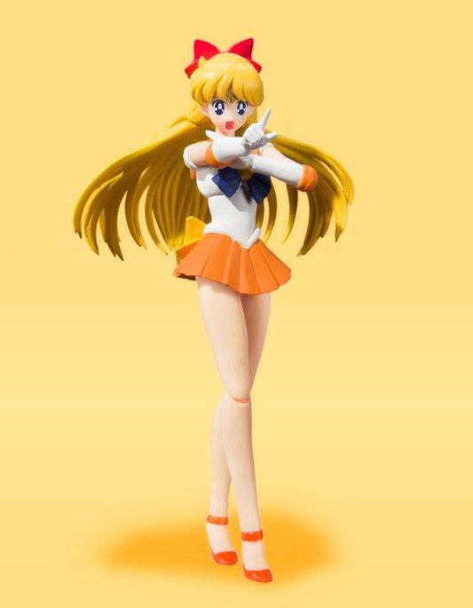 Sailor Moon - S.H. Figuarts Actionfigur - Sailor Venus - Animation Color Edition - 14 cm