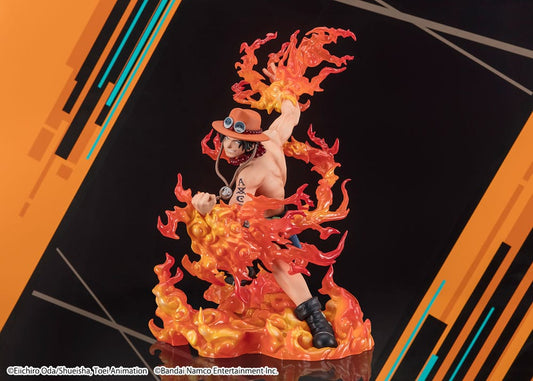 One Piece - FiguartsZERO PVC Statue (Extra Battle) - Portgas. D. Ace - One Piece Bounty Rush 5th Anniversary - 17 cm
