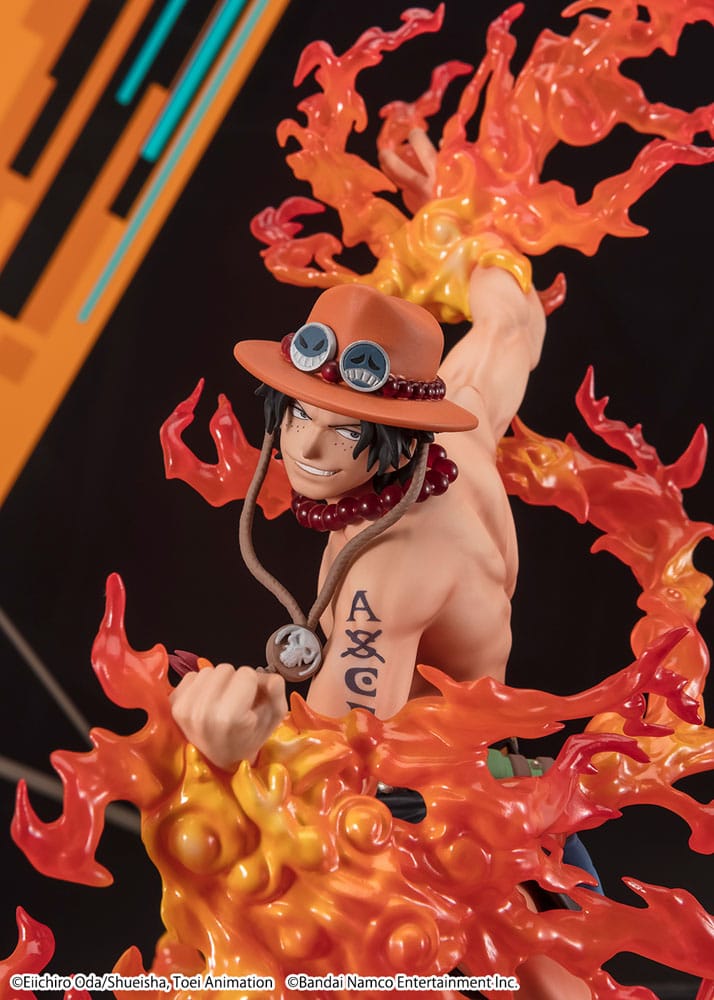 One Piece - FiguartsZERO PVC Statue (Extra Battle) - Portgas. D. Ace - One Piece Bounty Rush 5th Anniversary - 17 cm