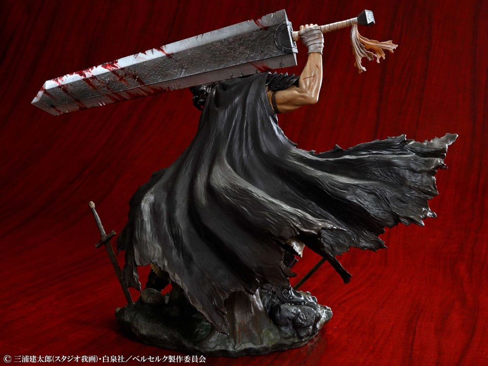 Berserk - PVC Statue 1/7 - Guts Black Swordsman Ver. - 26 cm
