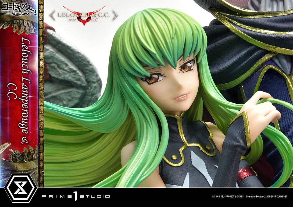 Code Geass: Lelouch of the Rebellion - Concept Masterline Series Statue 1/6 - Lelouch Lamperouge & C.C. - 44 cm