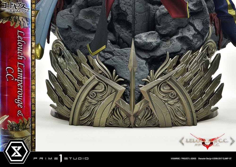 Code Geass: Lelouch of the Rebellion - Concept Masterline Series Statue 1/6 - Lelouch Lamperouge & C.C. - 44 cm