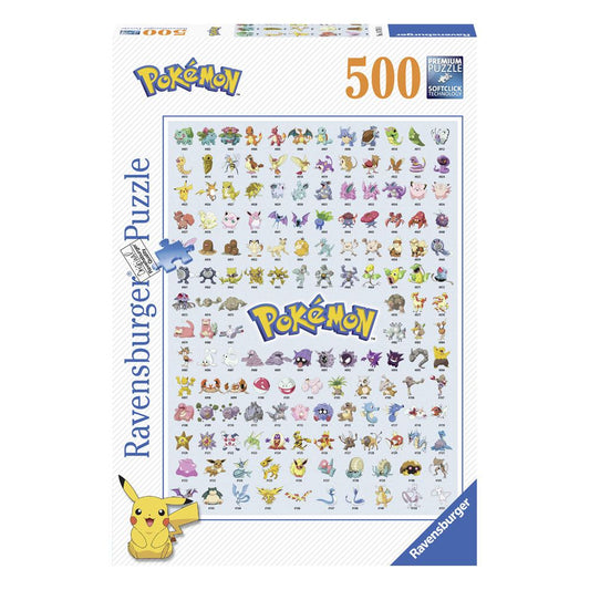 Pokémon - Puzzle - Pokémon Pokédex (500 Teile)