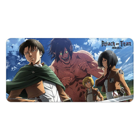 Attack on Titan - XXL Mousepad - Eren, Mikasa, Armin, Levi - 80 x 40 cm